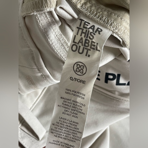 G/FORE | 5 Pocket Performance Straight Leg Pant Stone Tour Golfing SEE MEASURE - Picture 8 of 13